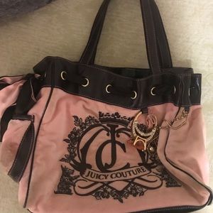 Vintage Juicy Couture Pink Velour Purse
